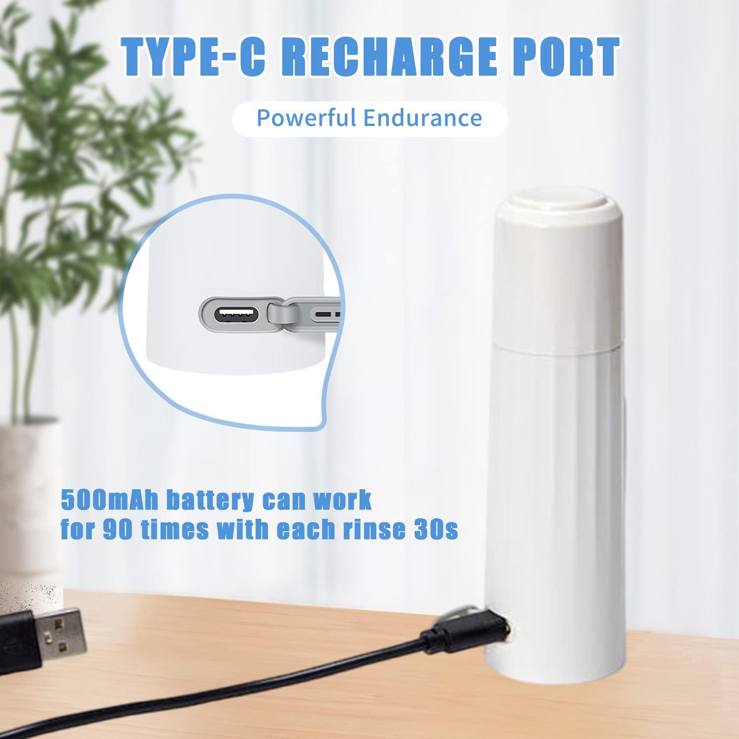 A compact Portable USB Charging Travel Shattaf with a type c charging port