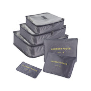 6 Pcs Travel Organizer Bags.