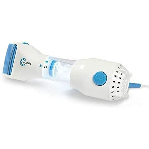 Get rid of head lice and eggs with the V-COMB Electric Lice Vacuum Remover