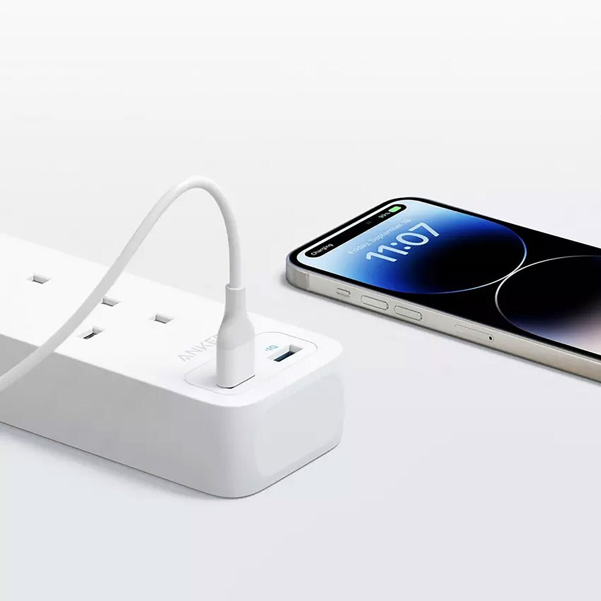 6-in-1 power strip with USB charging