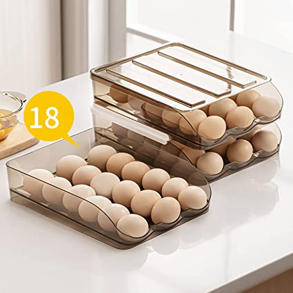 Egg Shell Rack Multi Layer Auto Scrolling Stackable Egg Rack