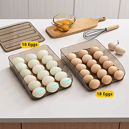 Egg Shell Rack Multi Layer Auto Scrolling Stackable Egg Rack