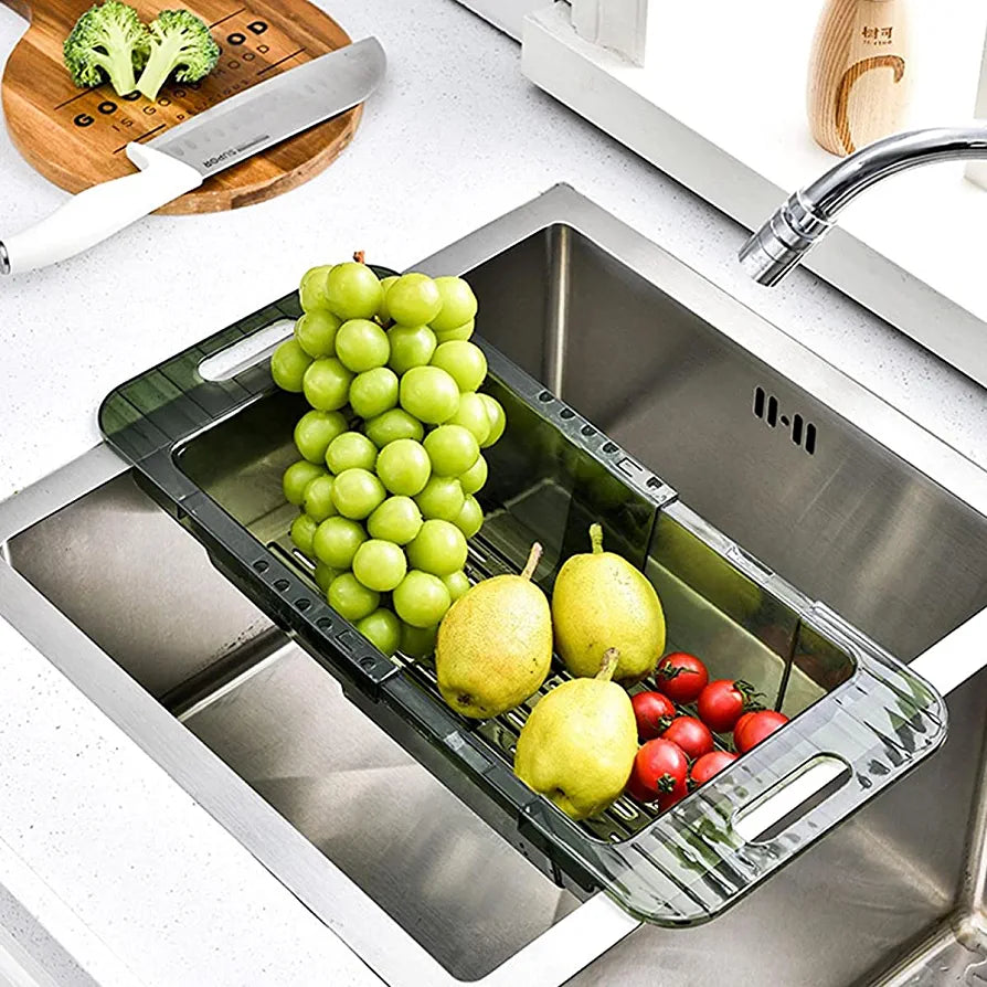 Kitchen Collapsible Over The Sink Colander