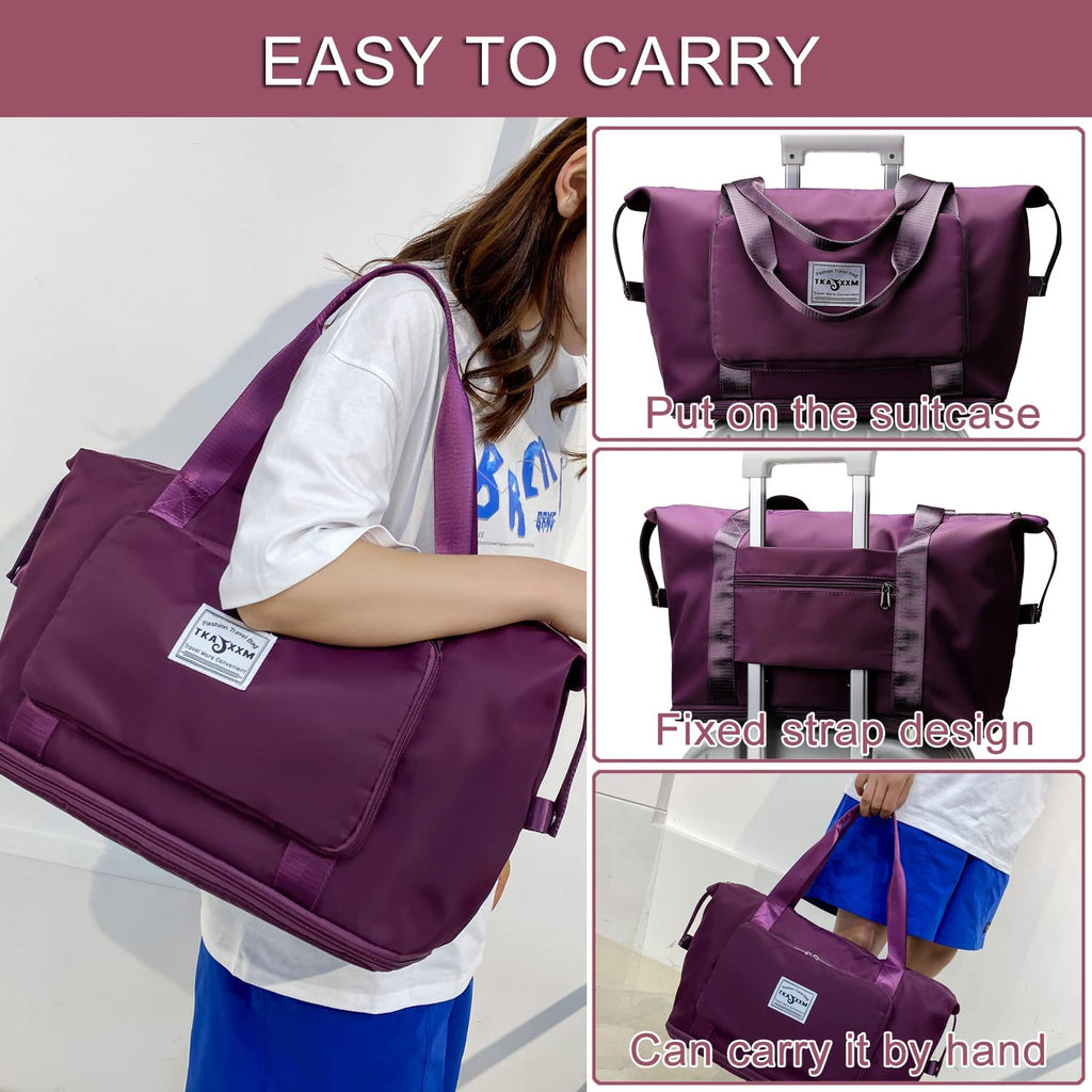 Large Capacity Foldable Travel Bag for Women Large Capacity Foldable Travel Bag for Women