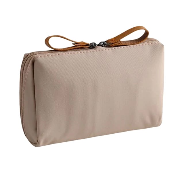 Portable Waterproof Solid Color Cosmetic Bag Toiletry Storage Pouch for Women Portable Waterproof Solid Color Cosmetic Bag Toiletry Storage Pouch for Women