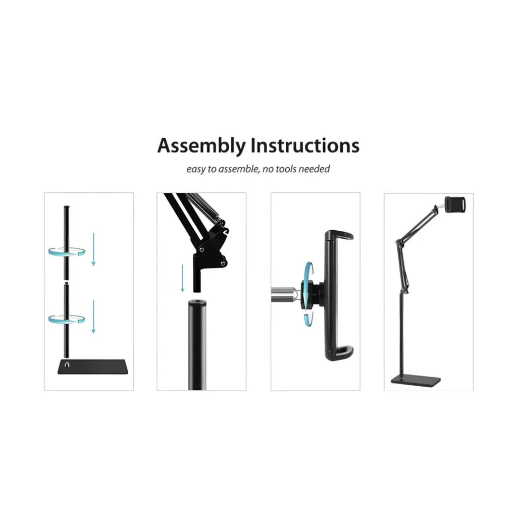 ADMOS 2-in-1 Telescopic Holder, Universal Mobile Phone, iPad, Tablet Stand ADMOS 2-in-1 Telescopic Holder, Universal Mobile Phone, iPad, Tablet Stand