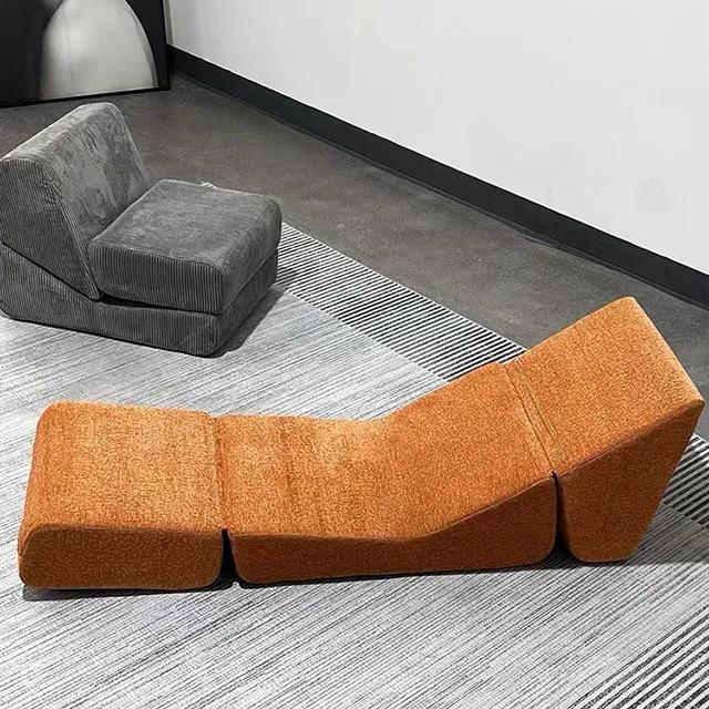 Inflatable Sofa with Foot Stool, Air Lounger Chair Set