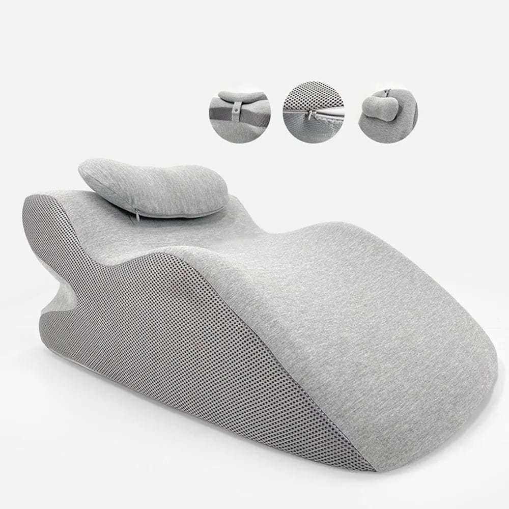 A Backrest, Facedown Pillow.