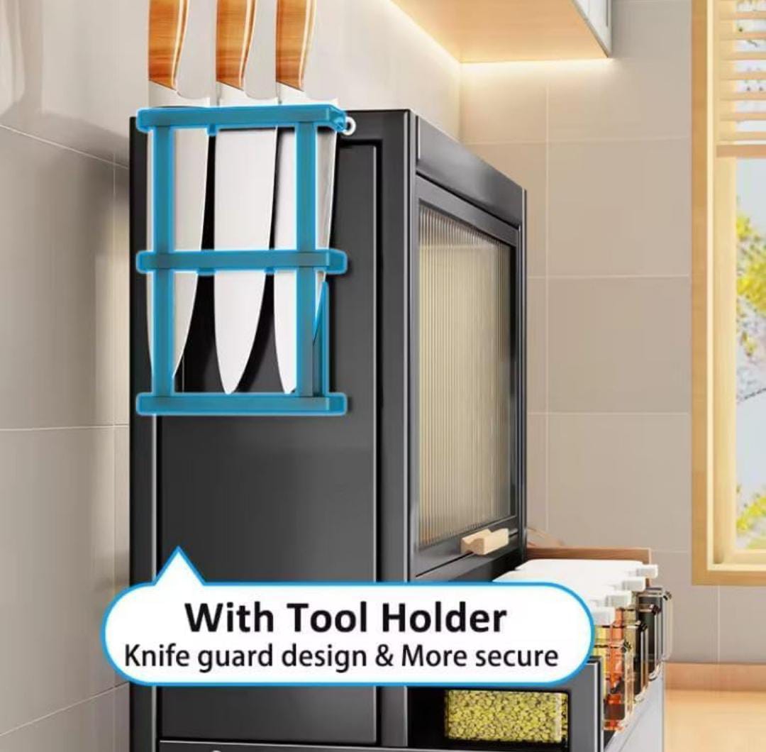 Tool Holder Of A Kitchen Countertop Spice Rack.