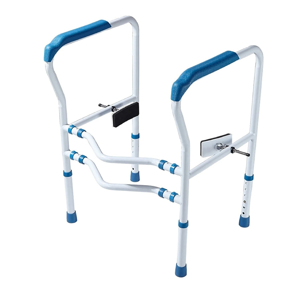Toilet Safety Rail, Adjustable Support Handrail for Elderly, Handicap, Disabled Standing Aid Toilet Safety Rail, Adjustable Support Handrail for Elderly, Handicap, Disabled Standing Aid