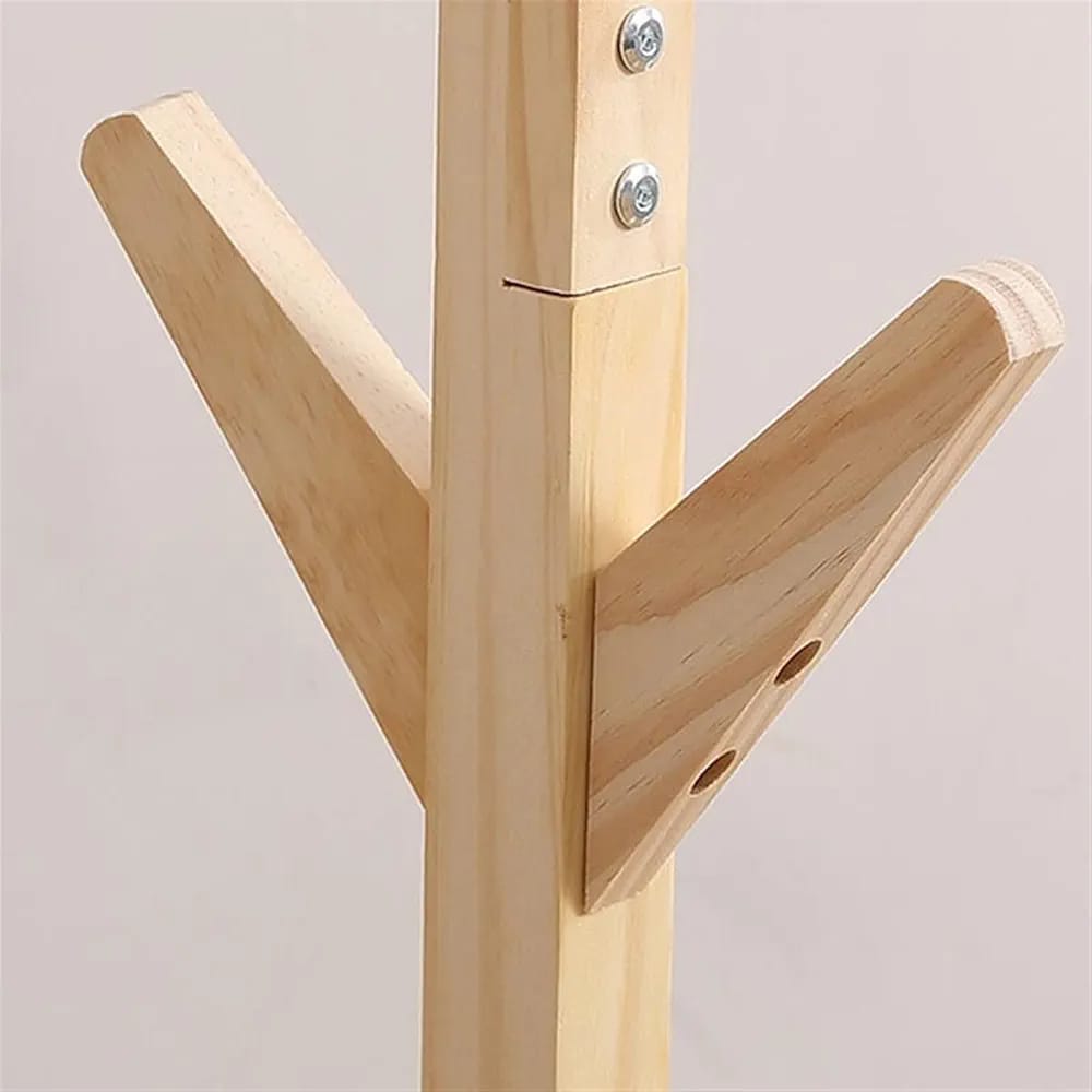 Parts Of A Wooden Cloth Hanger Stand.