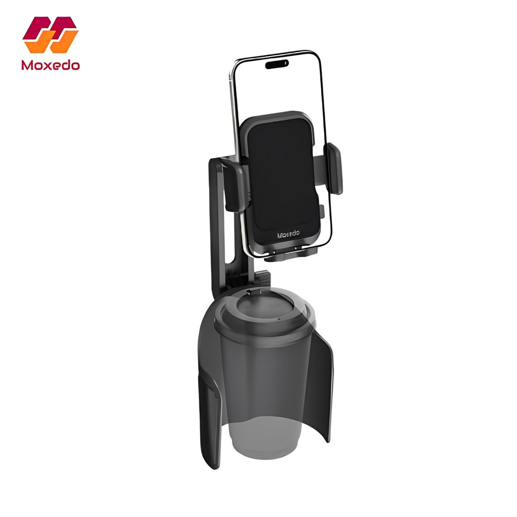 Moxedo Cup-Holder Car Phone Mount, One Touch Lock Mobile Phone Stand - MX-CM076 Moxedo Cup-Holder Car Phone Mount, One Touch Lock Mobile Phone Stand - MX-CM076