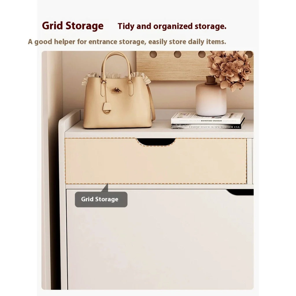 Shoe Cabinet Shelf with Flip Drawers, Shoe Storage Organizer Rack Shoe Cabinet Shelf with Flip Drawers, Shoe Storage Organizer Rack