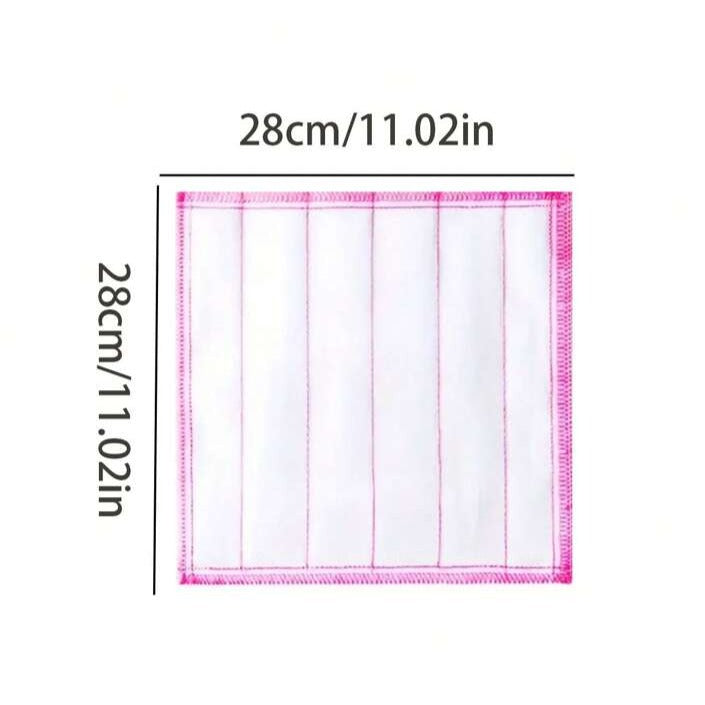  Kitchen Dishwashing Cloth with its size