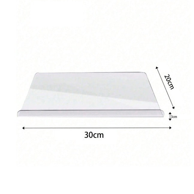 Acrylic Cutting Board, Transparent Chopping Board with Anti-Slip Stop Edge Acrylic Cutting Board, Transparent Chopping Board with Anti-Slip Stop Edge