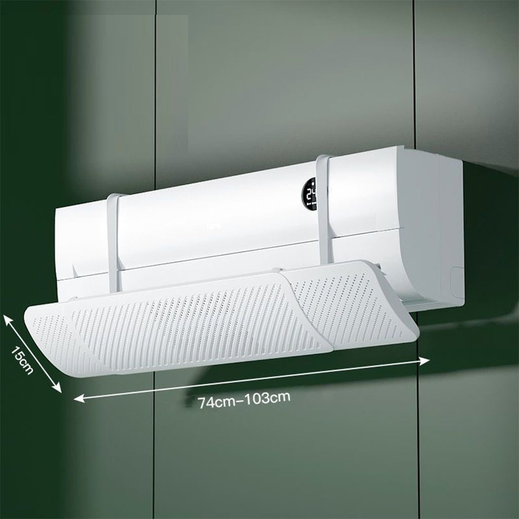 Size Of Adjustable AC Deflector for Split AC Fixed On AC.