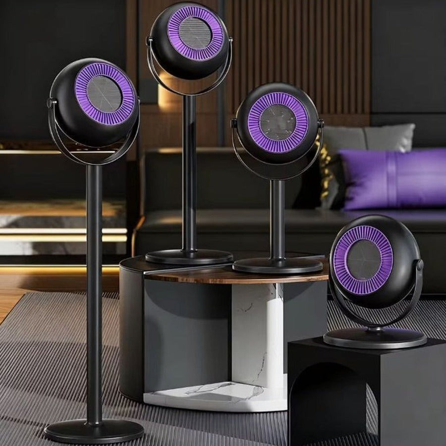 Different Height Levels of Adjustable Floor Standing Heater.