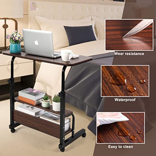 Features Of Adjustable Laptop Computer Desk with Bottom Shelf.