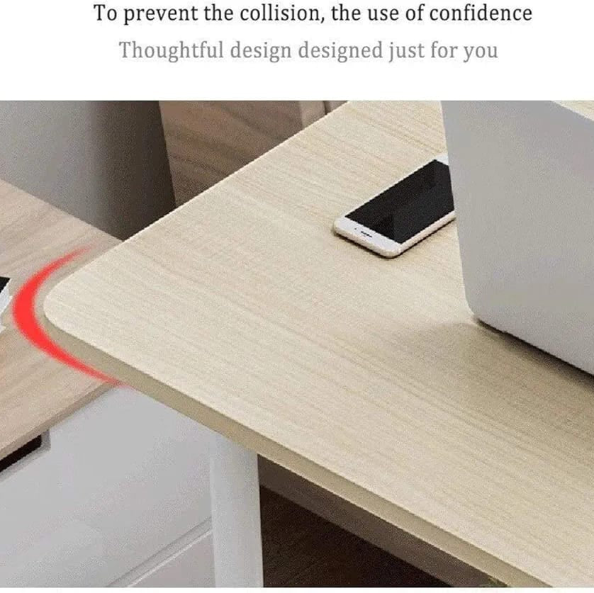 Adjustable Laptop Computer Desk with Bottom Shelf.