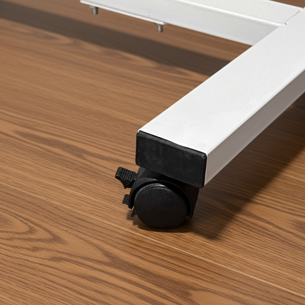 Wheel Of Adjustable Overbed Laptop Desk with Wheels.