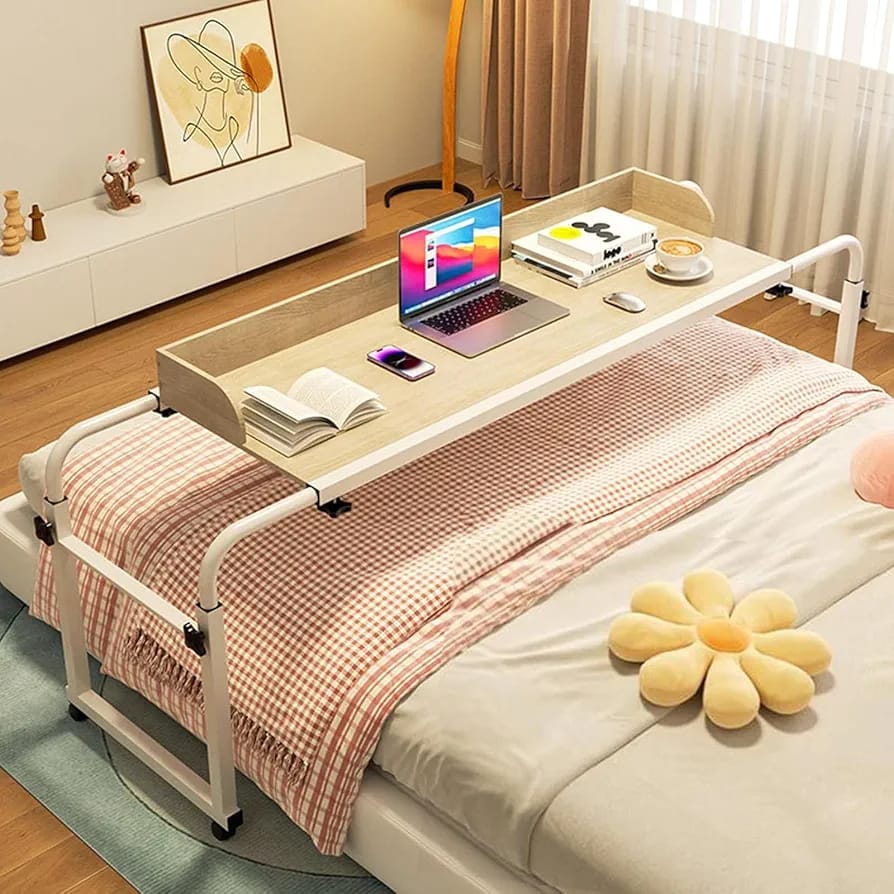 Adjustable Overbed Table, Overbed Laptop Table Working Station, Breakfast Table Adjustable Overbed Table, Overbed Laptop Table Working Station, Breakfast Table