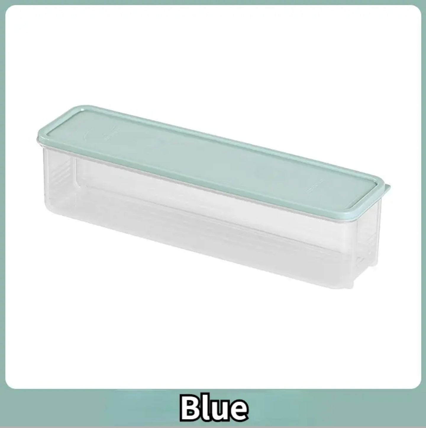 Airtight Rectangular Storage Box Blue