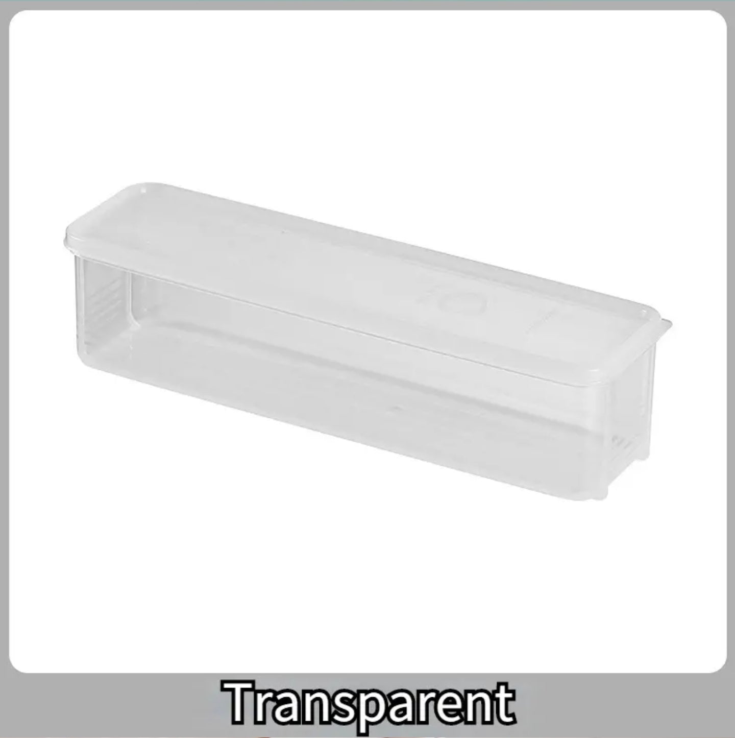 Transparent Airtight Rectangular Storage Box.