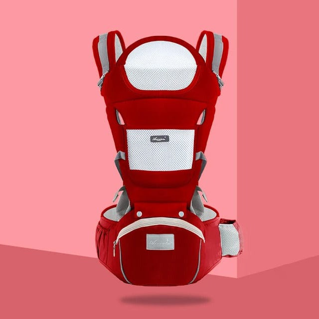 All-Position Baby Carrier in red color