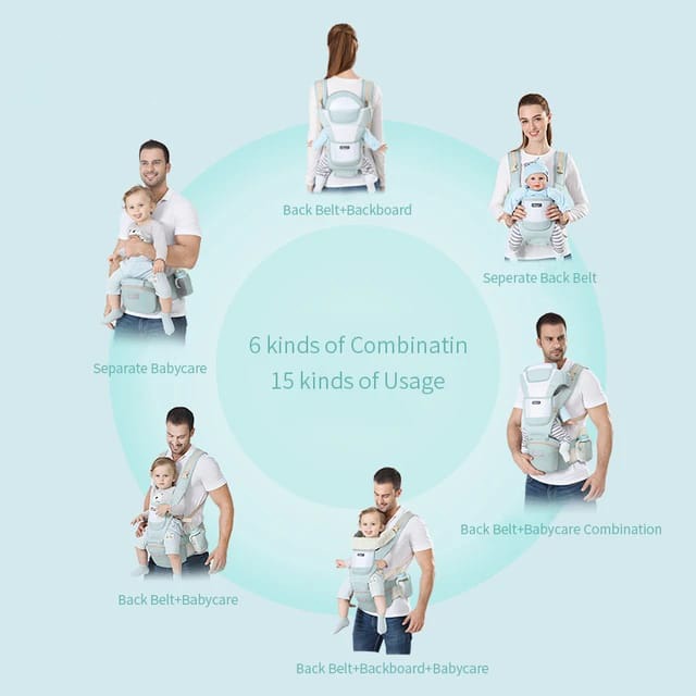 All-Position Baby Carrier with different kinds of usage