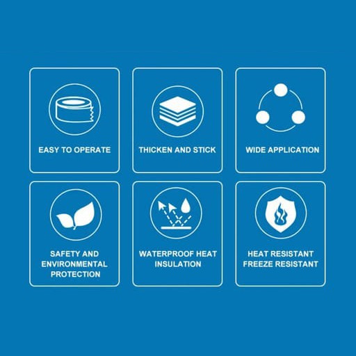 Features Of Aluminium Foil Waterproof Tape.