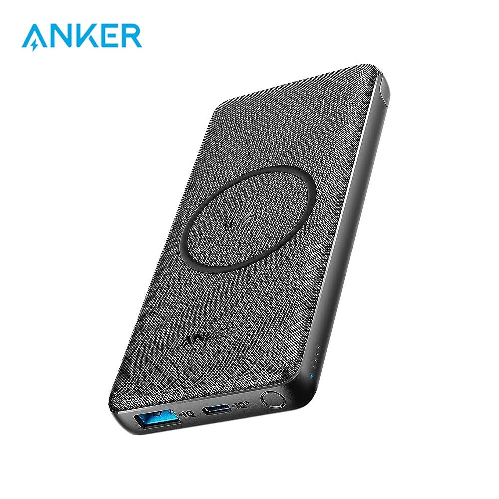 Anker 10W PowerCore III Sense 10K Wireless Power Bank A1617H11  in black color