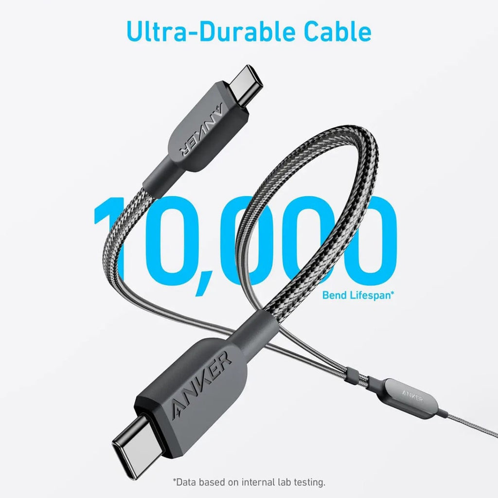 Anker 2-in-1 Cable for High-Power Devices, Ultra- Durable Cable - A8895H11 Anker 2-in-1 Cable for High-Power Devices, Ultra- Durable Cable - A8895H11