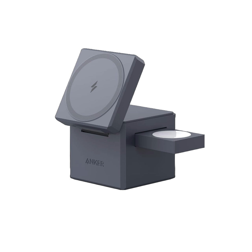 Anker 3-in-1 Cube with MagSafe – 15W Fast Wireless Charger for iPhone, Apple Watch & AirPods - Y1811HA1 Anker 3-in-1 Cube with MagSafe – 15W Fast Wireless Charger for iPhone, Apple Watch & AirPods - Y1811HA1