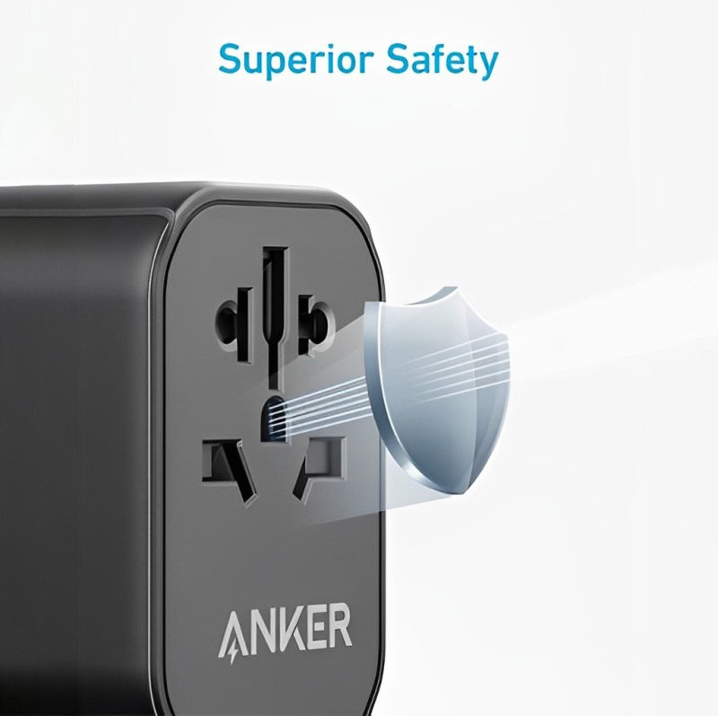 Anker 312 Outlet Extender Travel Adapter with safety features