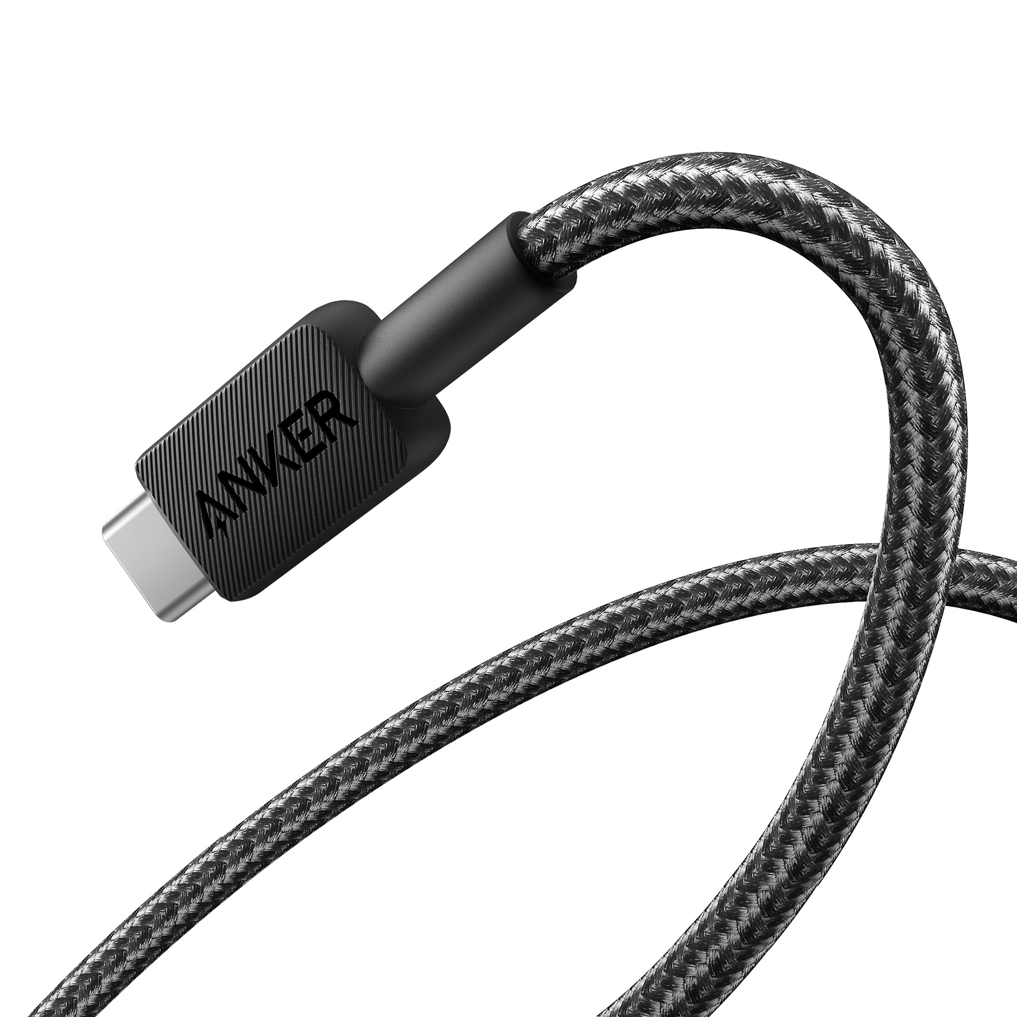 Anker 322 USB-A to USB-C Braided Cable Braided 1.8 Meter A81H6H11 in black color