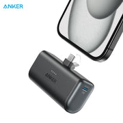 Anker Nano Power Bank 5,000mAh is Connecting to Mobile Phone.