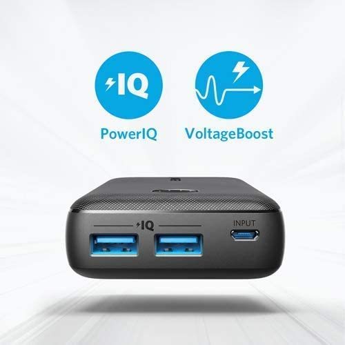Anker PowerCore Select 10000mAh Portable Power Bank with different ports