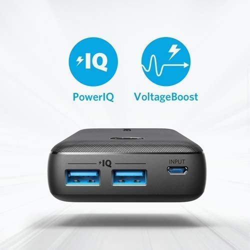 Anker PowerCore Select 10000mah Portable Powerbank, 12W High Speed Charging