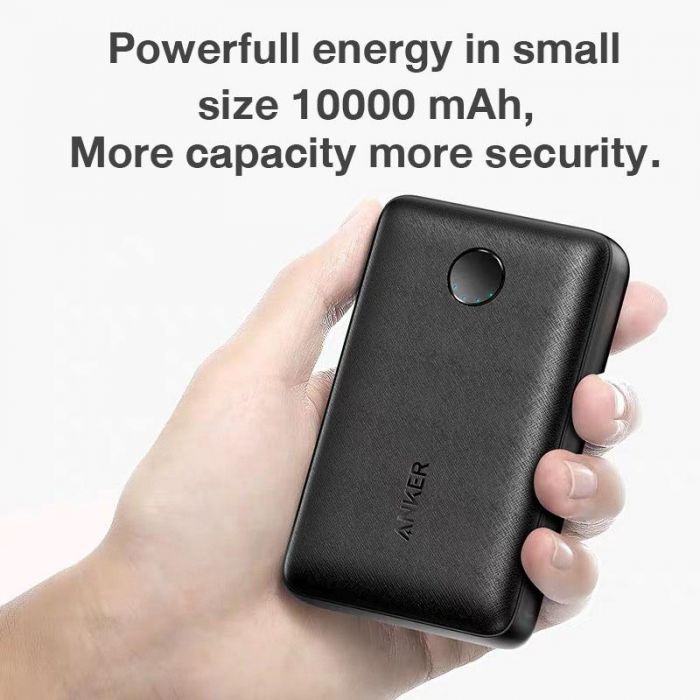Someone holding Anker PowerCore Select 10000mah Portable Powerbank