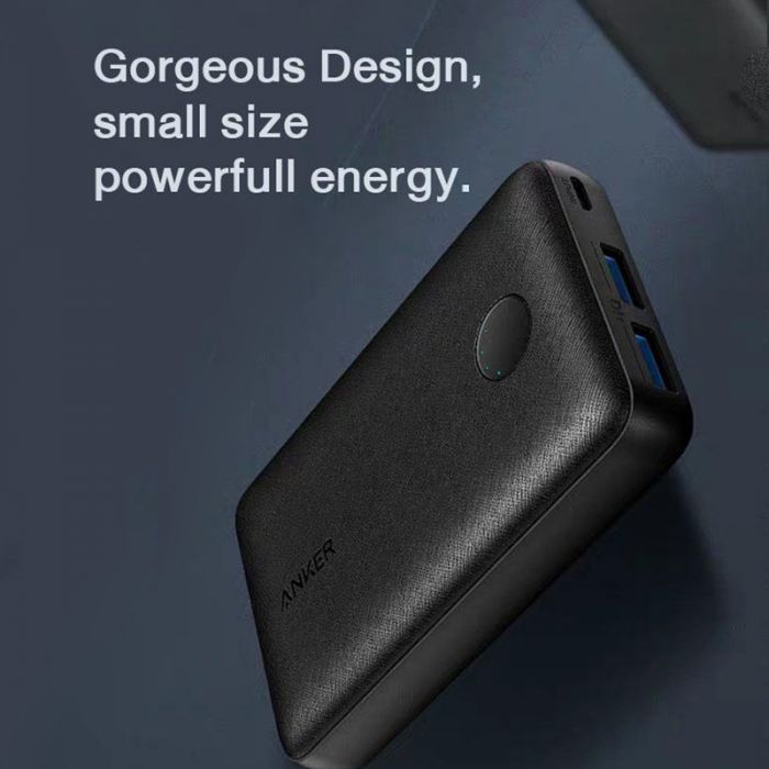 Anker PowerCore Select 10000mah Portable Powerbank in black color