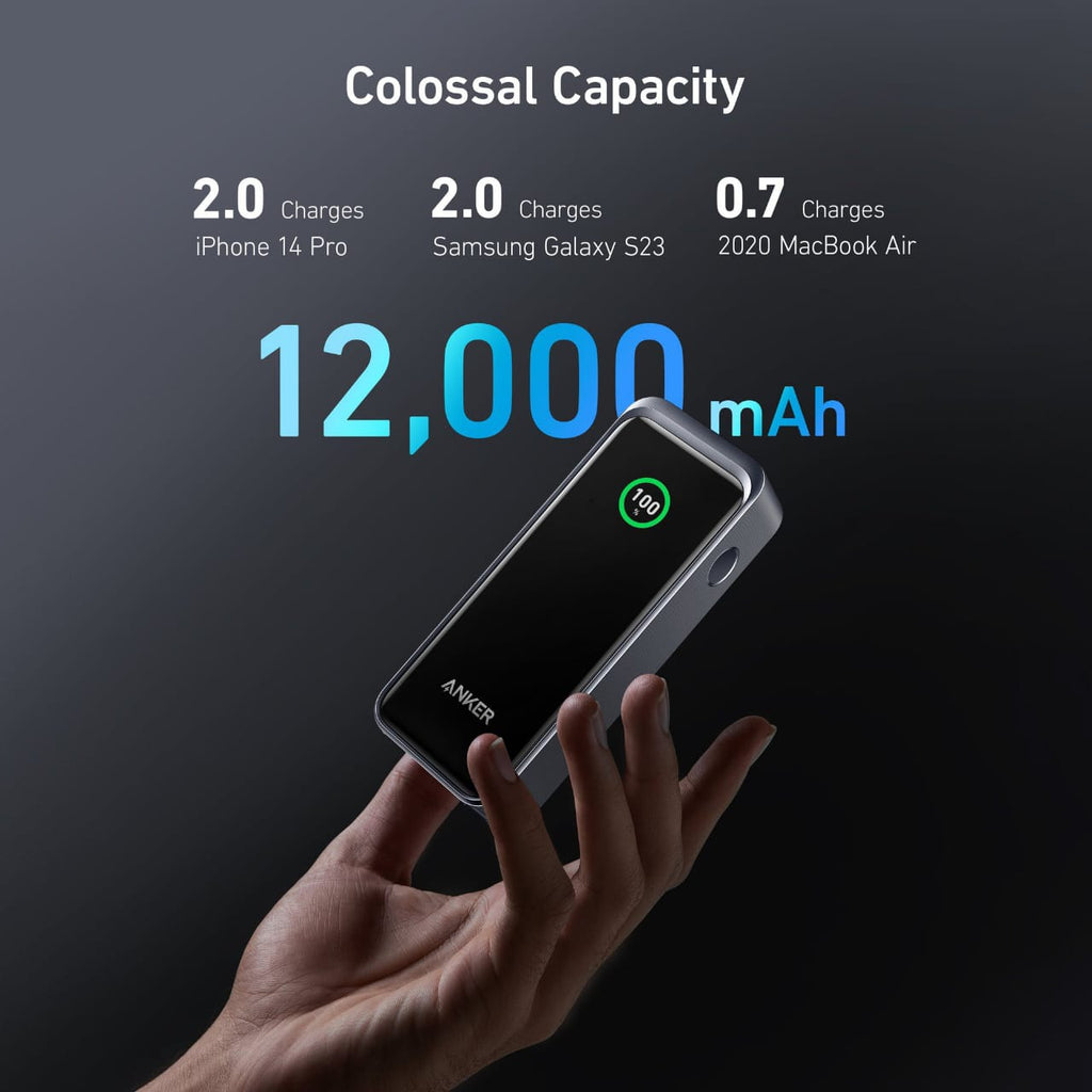 Anker Prime 12,000 mAh Power Bank (130 W) -A1335011 Anker Prime 12,000 mAh Power Bank (130 W) -A1335011