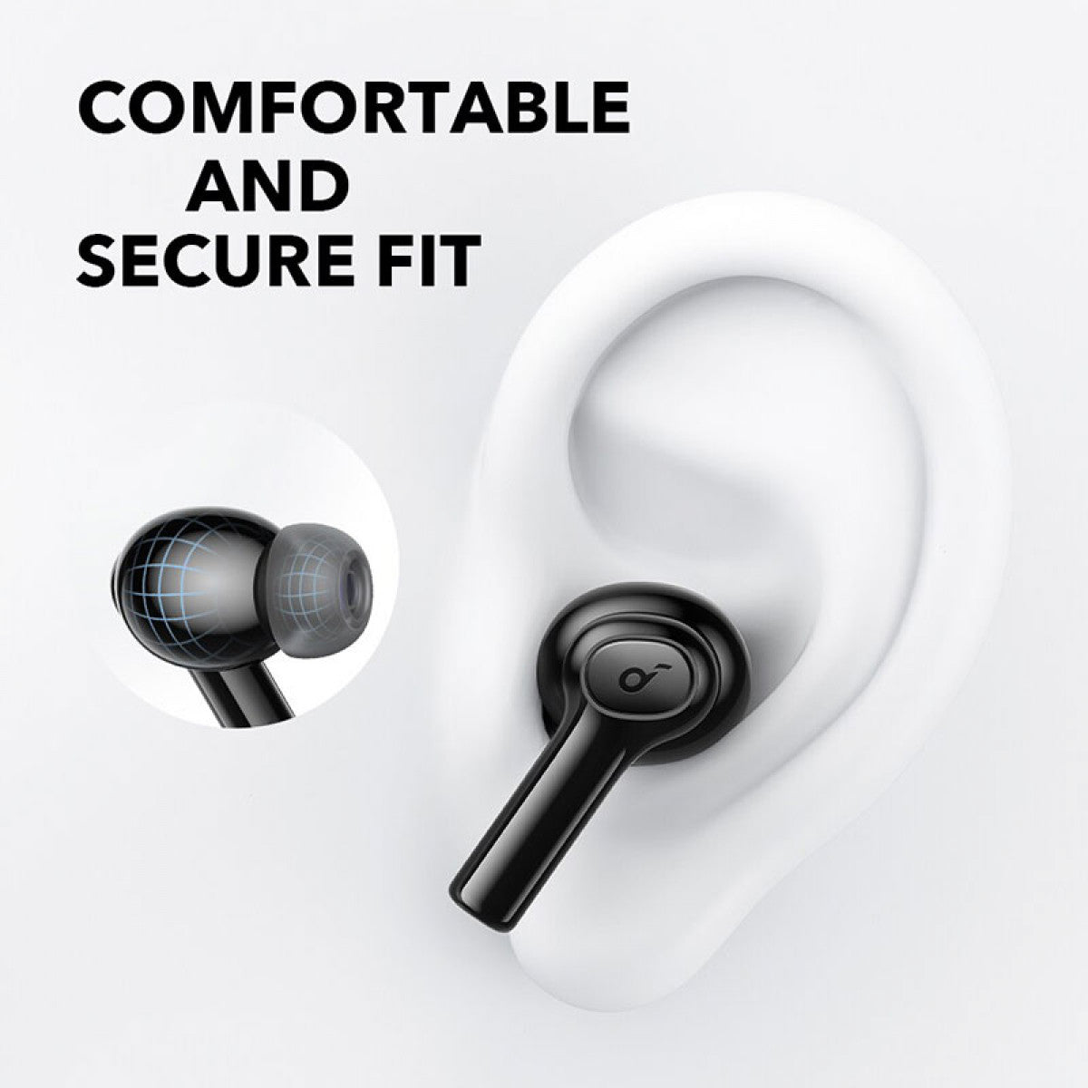 Comfort to use Anker Soundcore True Wireless Earbuds R100