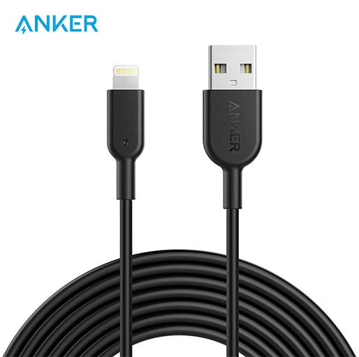 Anker iPhone Charger Cable A8434H12 in black color
