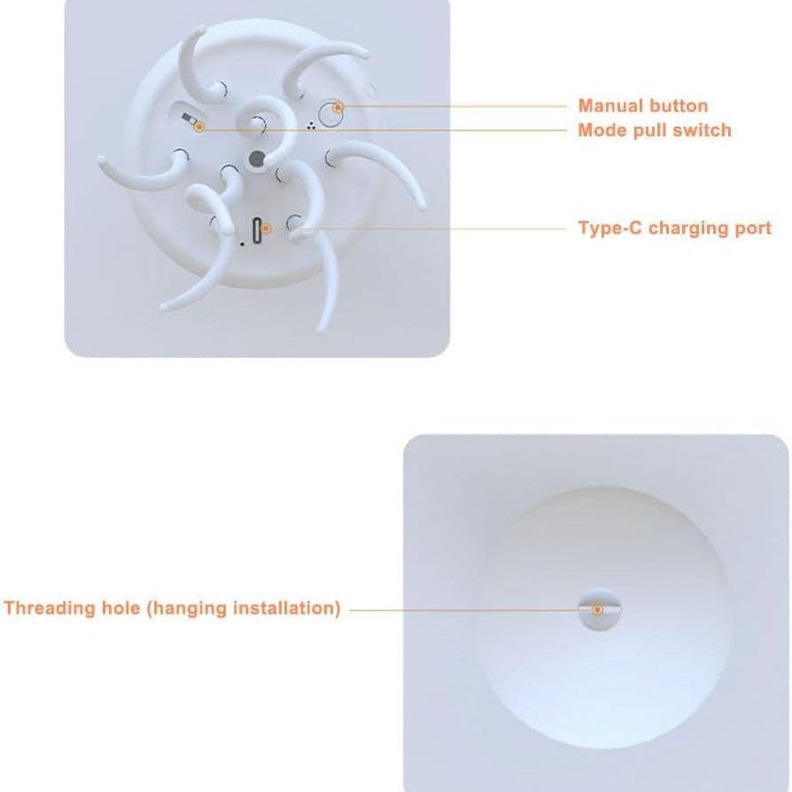 Parts Of Aurora Dancing Jellyfish Mood Light Lamp.