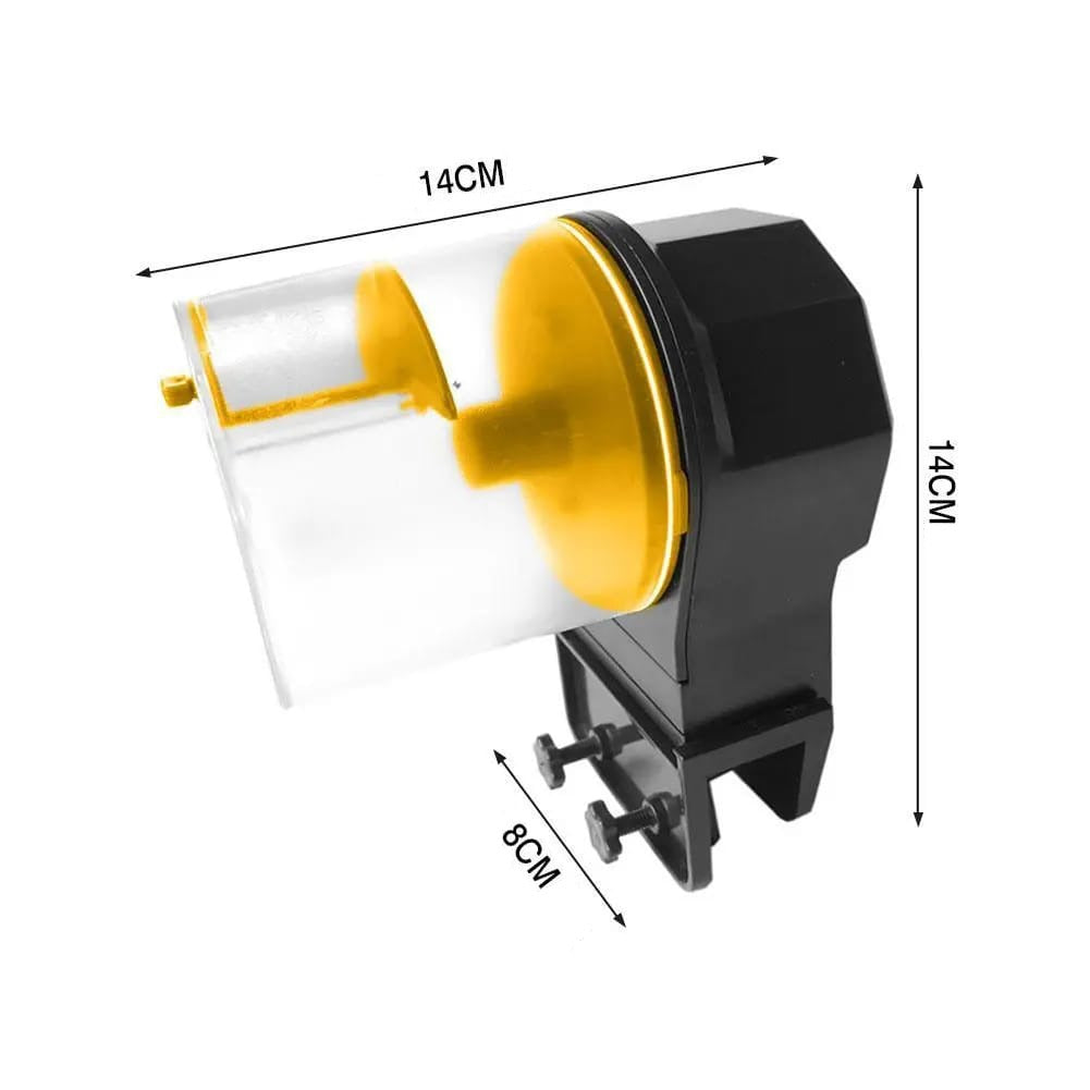 Size Of Automatic Fish Feeder.