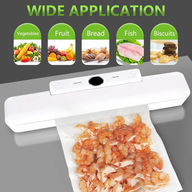 Automatic Food Vacuum Sealer - Household Fresh-keeping Machine with 5