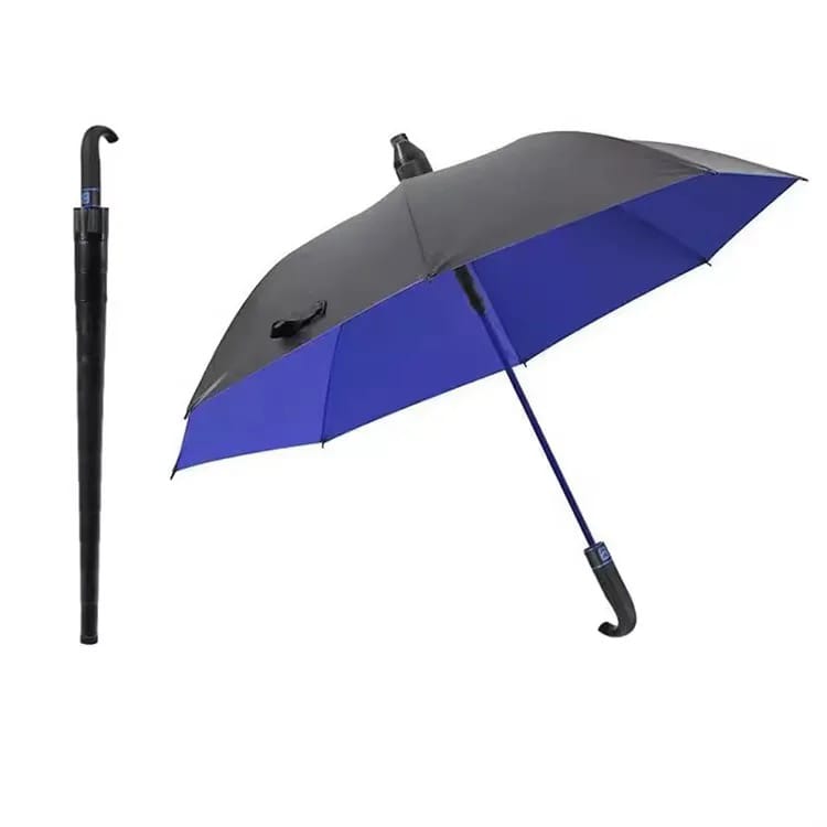 Automatic Waterproof Golf Umbrella in Blue Color.