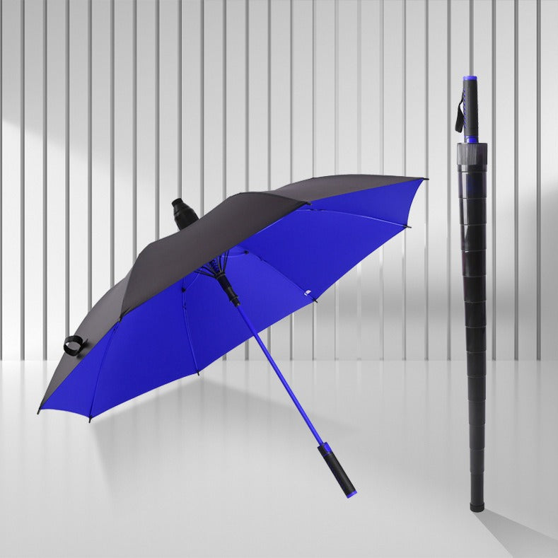 Automatic Waterproof Golf Umbrella in Blue Color.