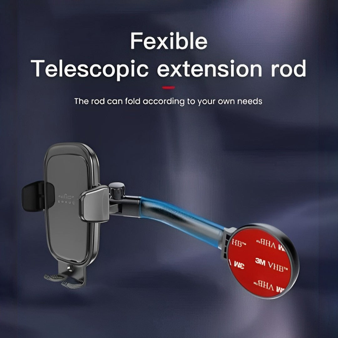 Flexible Extension Rod of BRAVE Universal Smartphone Holder.