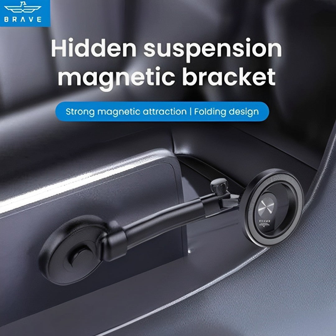 BRAVE Foldable, Non Slip Magnetic Car Phone Holder.